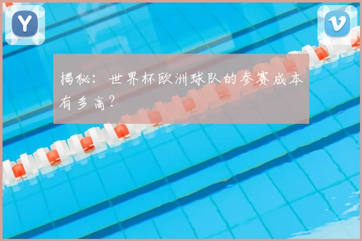 揭秘：世界杯欧洲球队的参赛成本有多高？