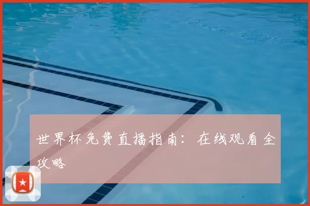 世界杯免费直播指南:在线观看全攻略